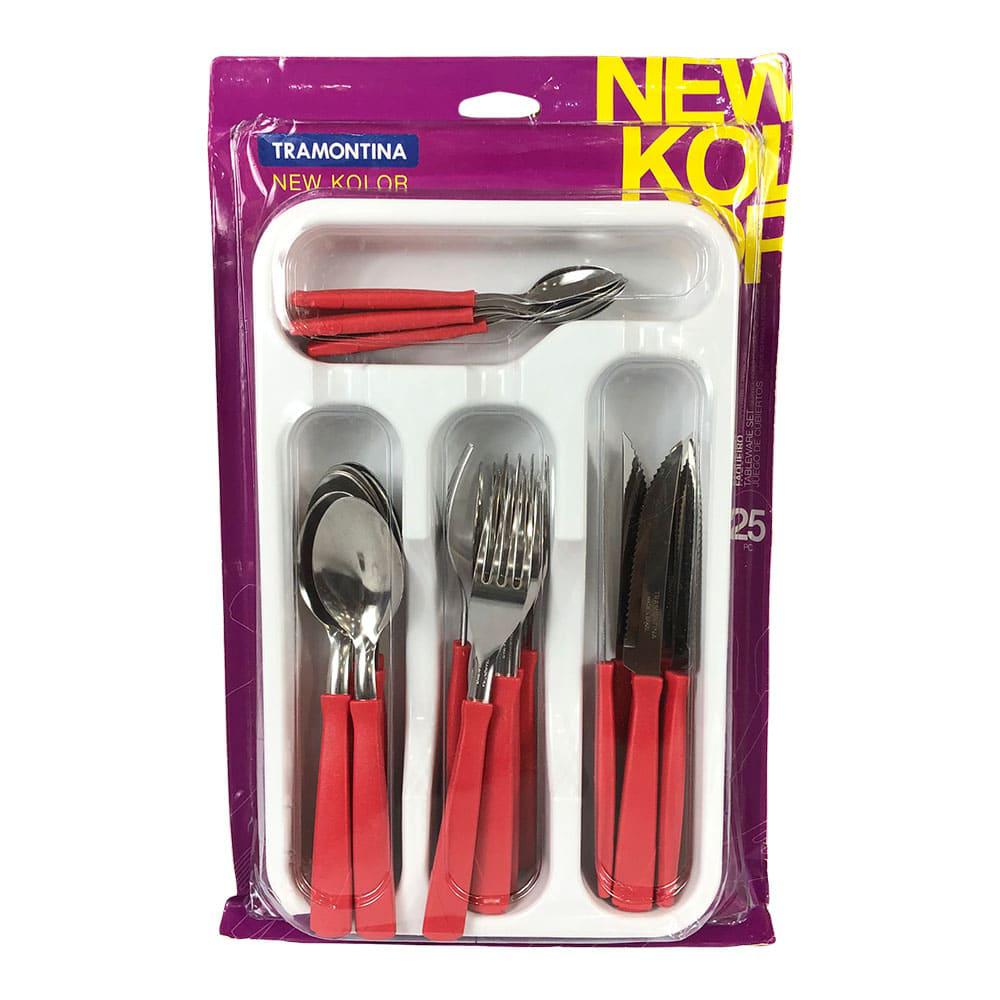Cubiertos de Metal Tramontina 24 Piezas