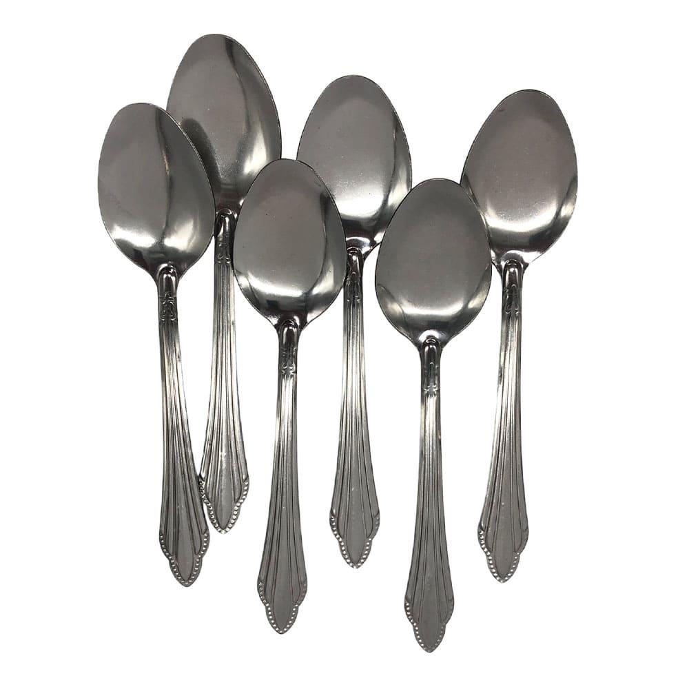 Set de Cucharas Family Maid de Acero Inoxidable 6 Piezas