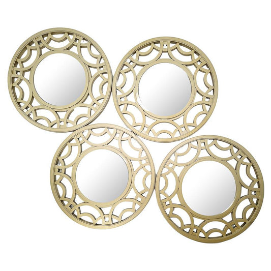 Espejos Decorativos Elico de 10" Set de 4 Piezas - Surtido