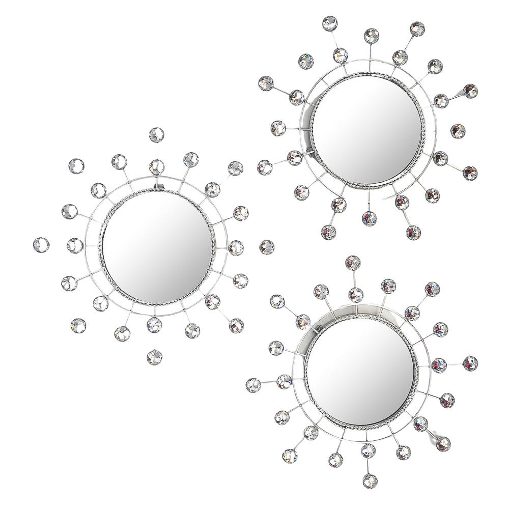 Espejos Decorativos Elico 10'' Set de 3 Piezas - Surtido