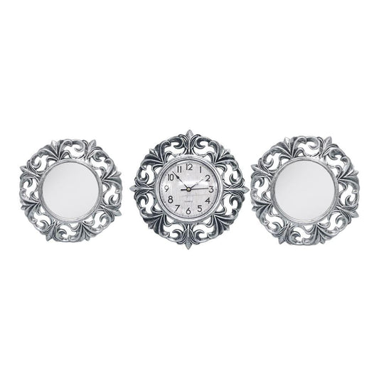 Set de Espejos Decorativos Home Elegance Con Reloj 3 Piezas - Surtido