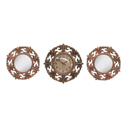 Set de Espejos Decorativos Home Elegance Con Reloj 3 Piezas - Surtido