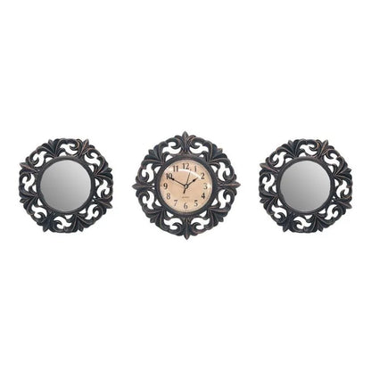 Set de Espejos Decorativos Home Elegance Con Reloj 3 Piezas - Surtido