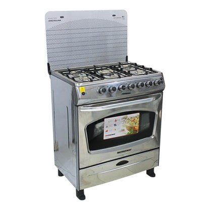 Estufa a Gas Premier de 5 Quemadores / Acero Inoxidable