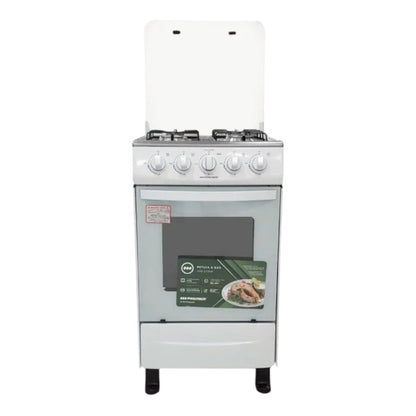 Estufa A Gas Premier 20" / 4 Quemadores / Blanca