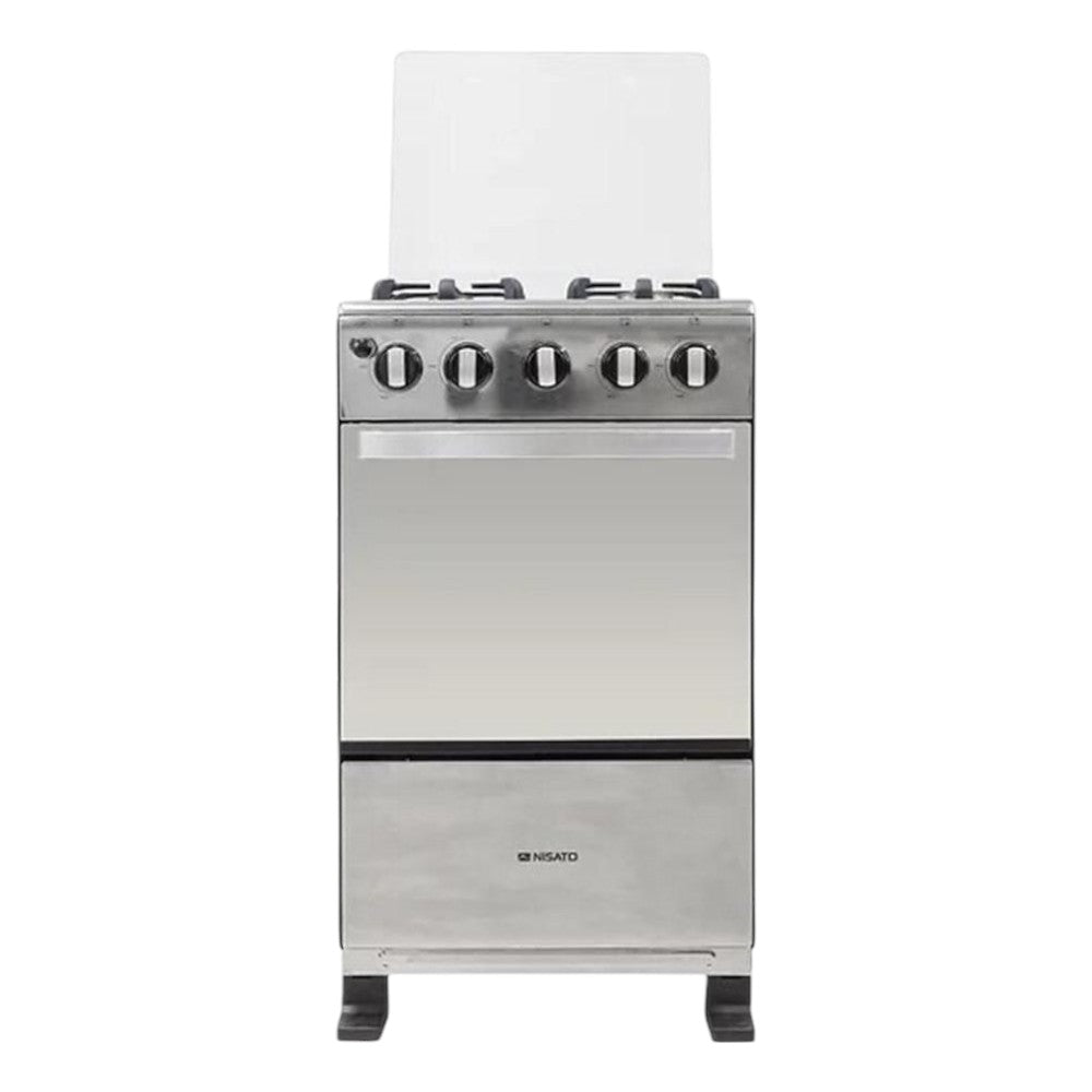 Estufa Nisato de 20" / 4 Quemadores / Acero Inoxidable