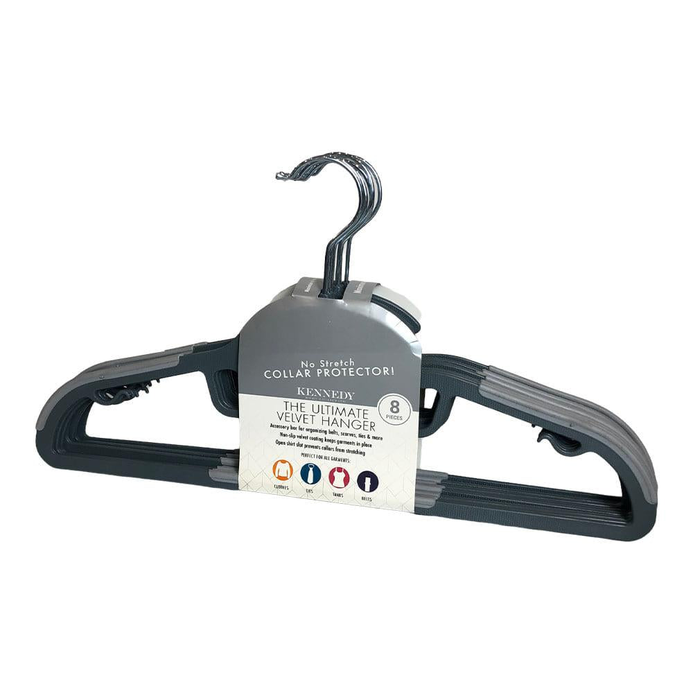 Gancho Para Ropa Kennedy Home Antideslizante 8 Piezas