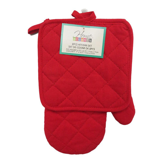 Set de Guante y Agarrador Home Accents 2 Piezas