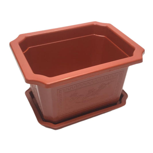 Macetero Home Plástico Rectangular de 5" x 7"