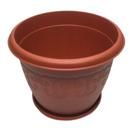 Macetero Home Plástico Redondo de 9" x 10"