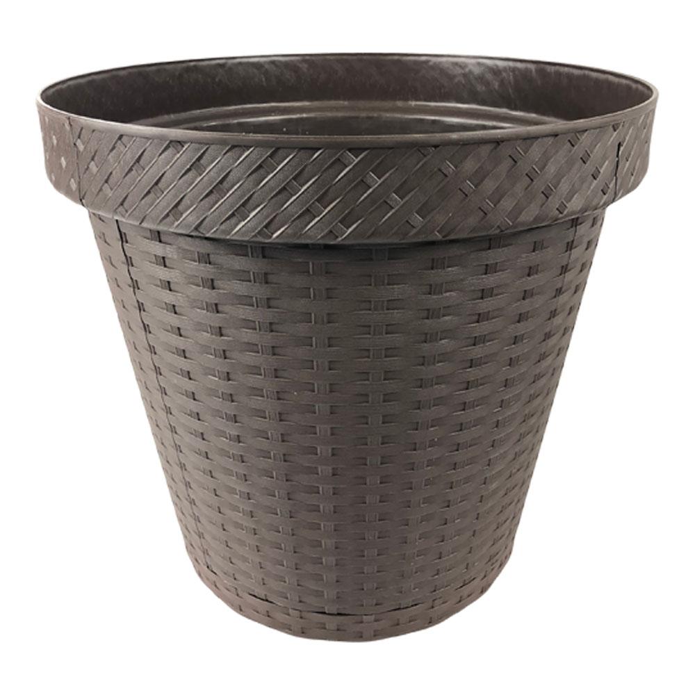 Macetero Plástico Lotus 40 cm x 35 cm