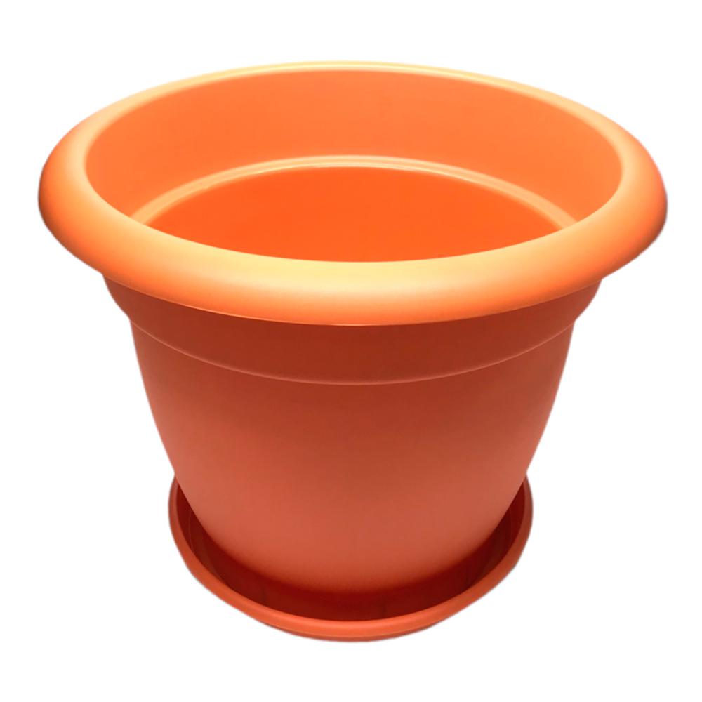 Macetero Lotus Redondo de Plástico 16" x 21"