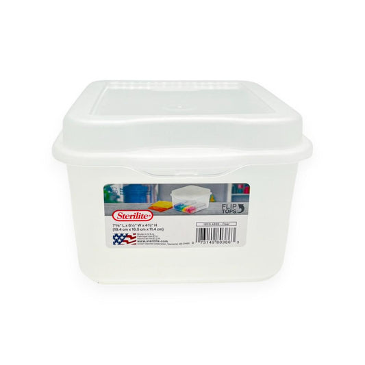 Canasta Multiuso Sterilite Fliptop Transparente