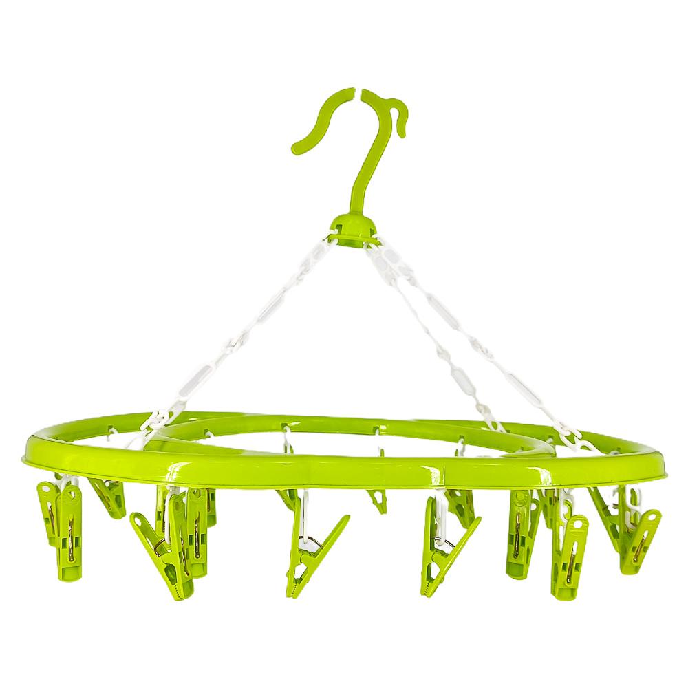 Horquillero de Plástico Homestar 24 Clips - Surtido