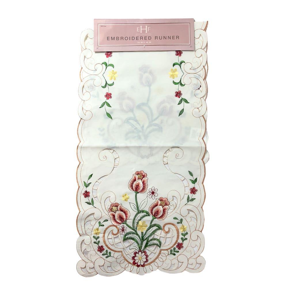 Camino de Mesa Estex Willow Bordado 16" x 48" - Surtido