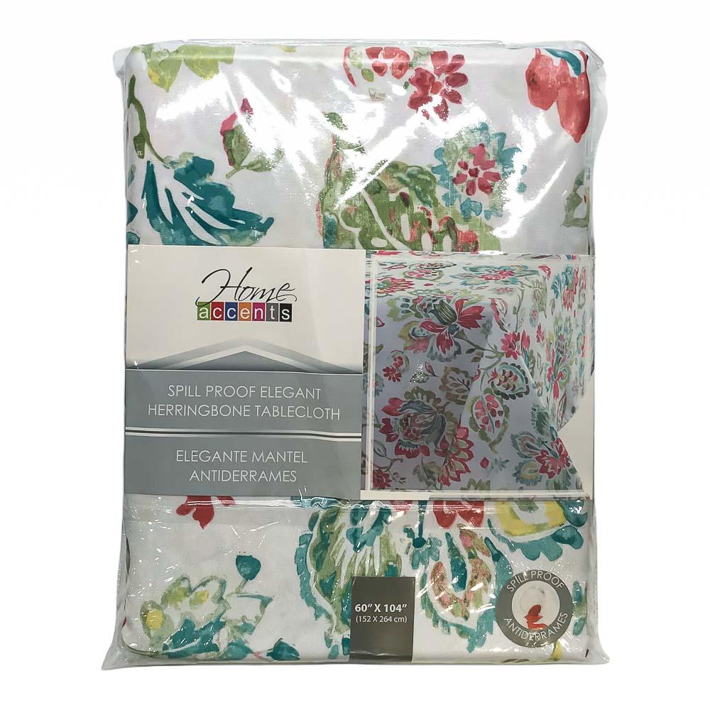 Mantel de Tela Home Accents Redondo Estampado 70"