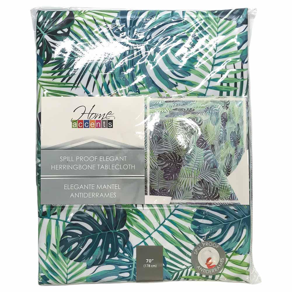 Mantel de Tela Home Accents Redondo Estampado 70"