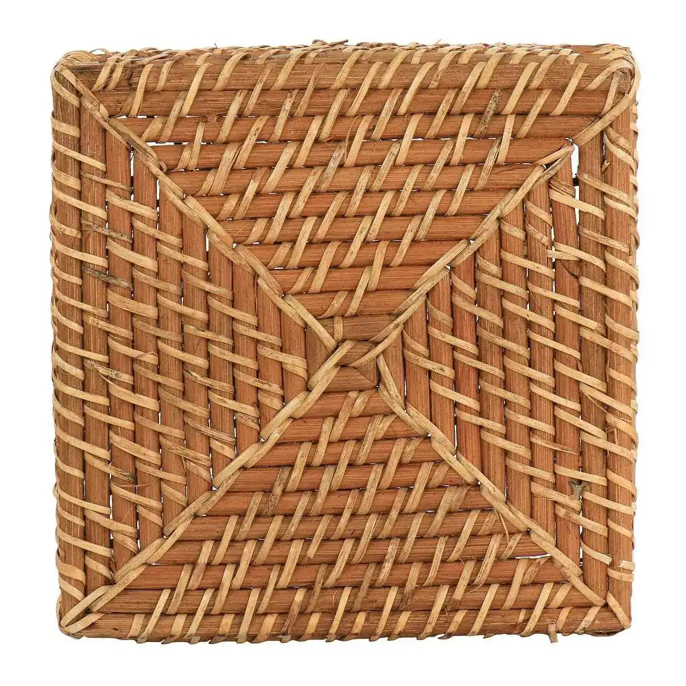 Porta Cubierto Martha Stewart Seawell de Mimbre