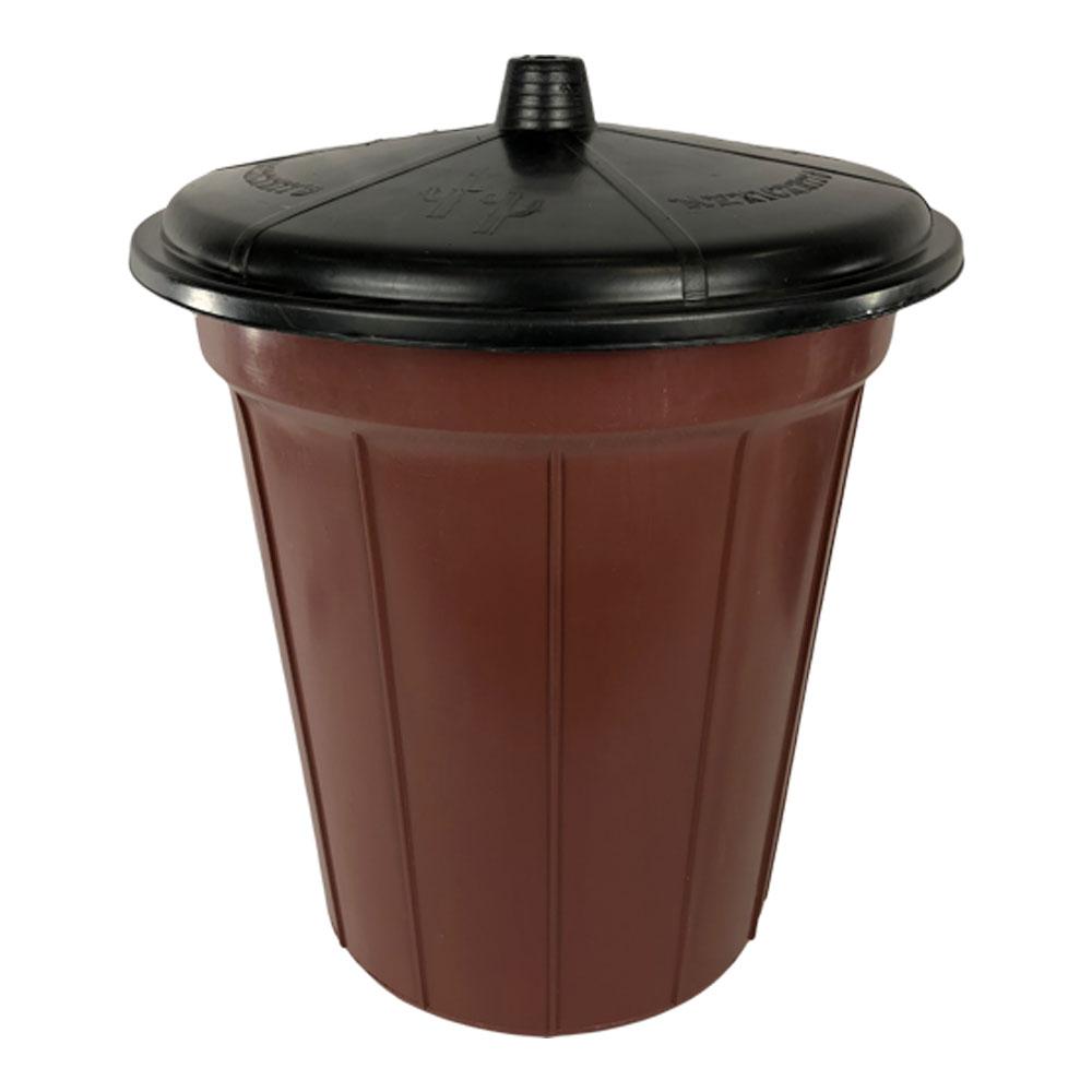 Basurero Plástico Homestar con Tapa 28 L - Surtido