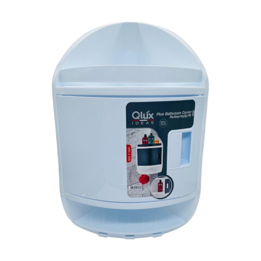 Organizador Para Baño Qlux De Plástico 2 Niveles