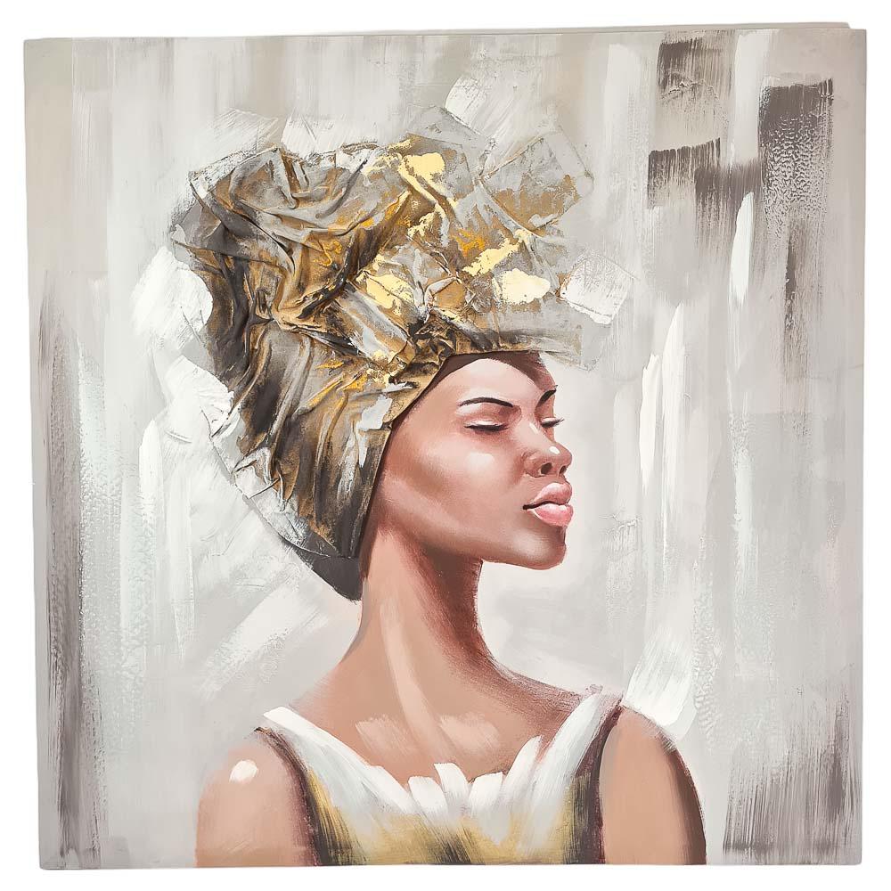 Cuadro Decorativo Etnia Negra 40'' x 40'' Elico