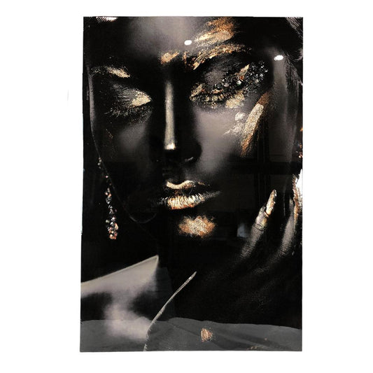 Cuadro Decorativo Elico Etnia Negra 23.5" x 35.5"