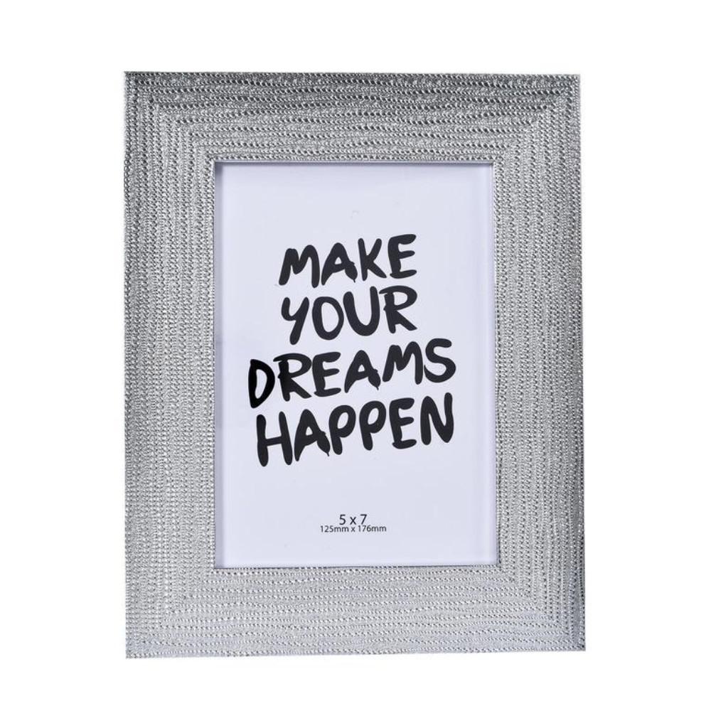 Portarretrato Concepts 5"X7" Con Marco de Plástico Plateado