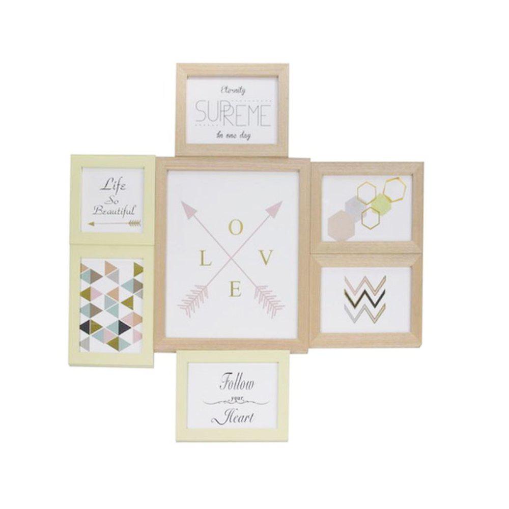 Portarretrato Concepts de 7 Piezas Con Marco Mdf