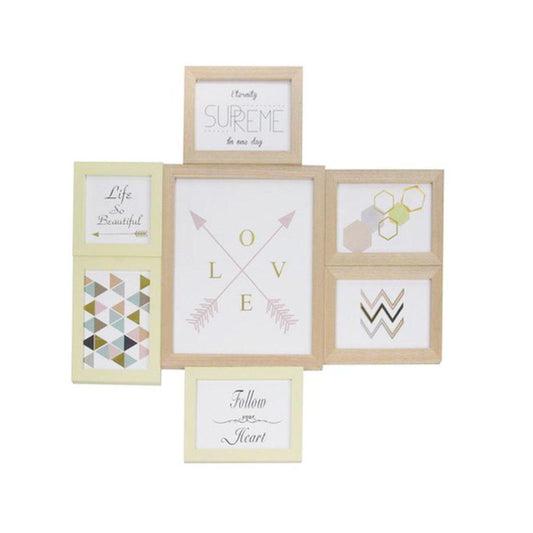 Portarretrato Concepts de 7 Piezas Con Marco Mdf