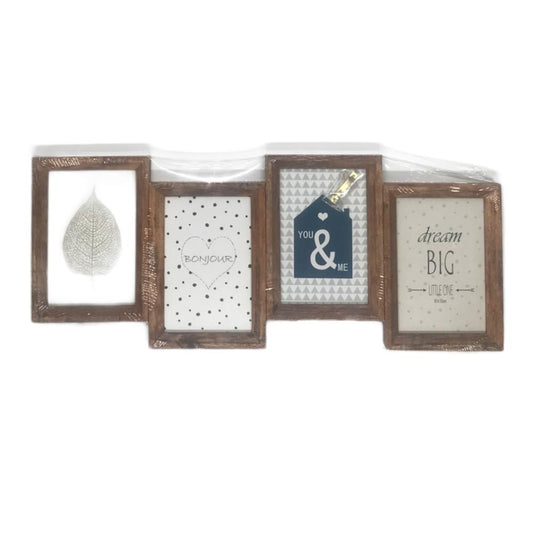 Portarretrato Home Elegance de 4 División