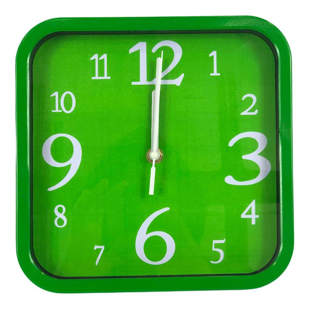 Reloj Decorativo Cuadrado Home Elegance de Plástico - Surtido