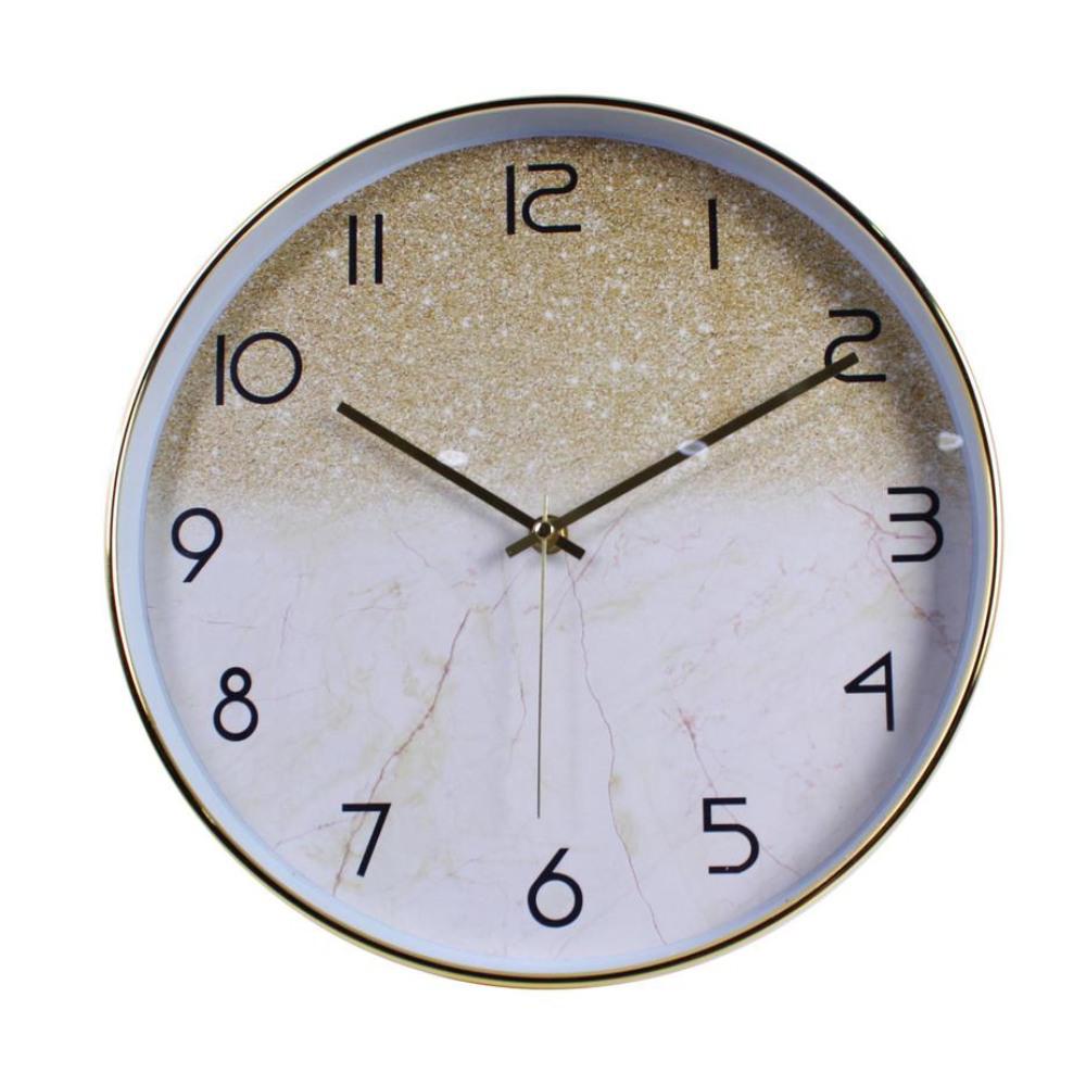 Reloj Decorativo Concepts 12"X12" Dorado