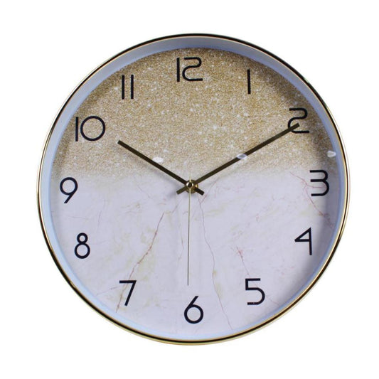 Reloj Decorativo Concepts 12"X12" Dorado