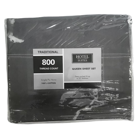 Juego de Sábanas Queen Hotel Suites de Algodón 4 Piezas - Surtido
