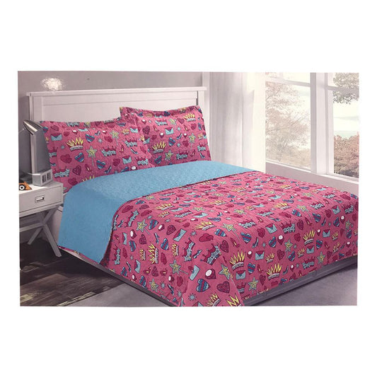 Sobrecama Home Accents Style Princess 2Pz Estam - Full