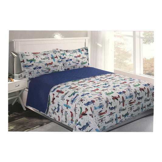 Sobrecama Home Accents Sky Blast Estampado - Twin