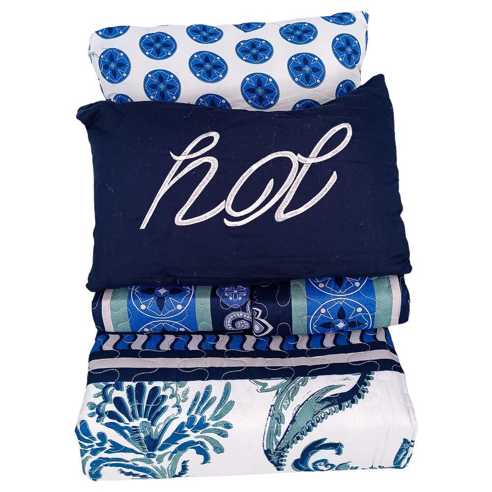 Sobrecama Luxury Marina de 5 Piezas - Full - Queen