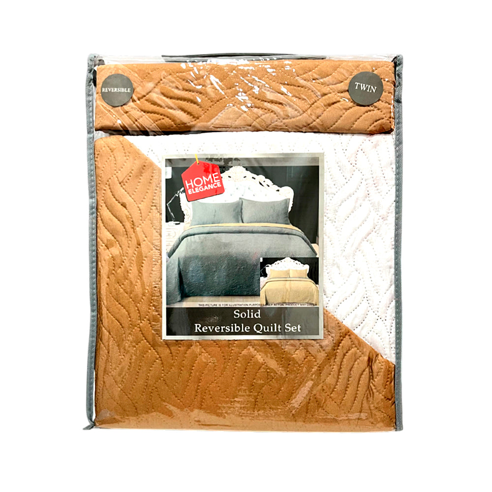 Sobrecama Home Elegance Reversible Twin 2 Piezas - Surtido