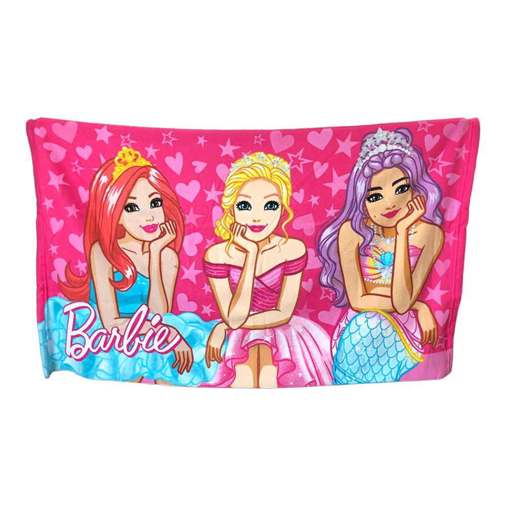 Toalla Para Baño Barbie Mattel Infantil 24" x 40"