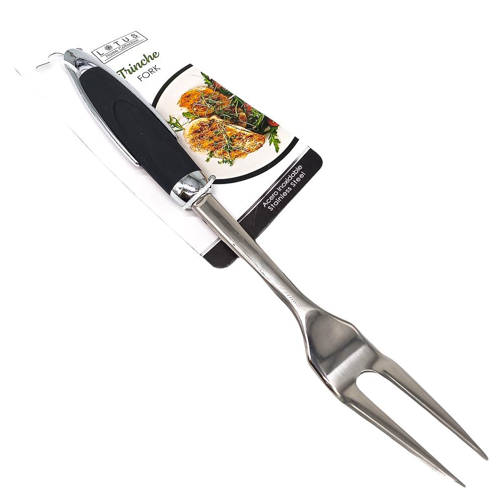 Tenedor Para Servir Lotus de Acero Inoxidable