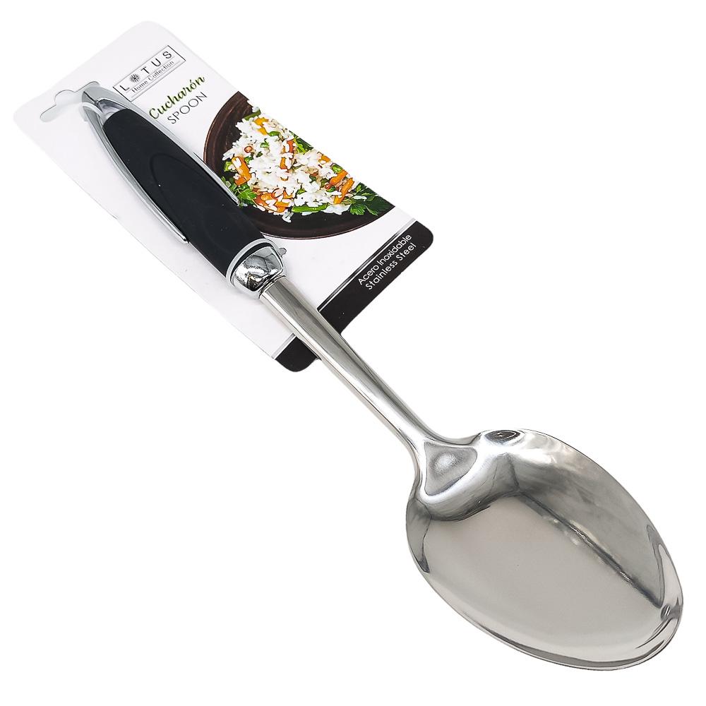 Cucharon Lotus de Metal Acero Inoxidable