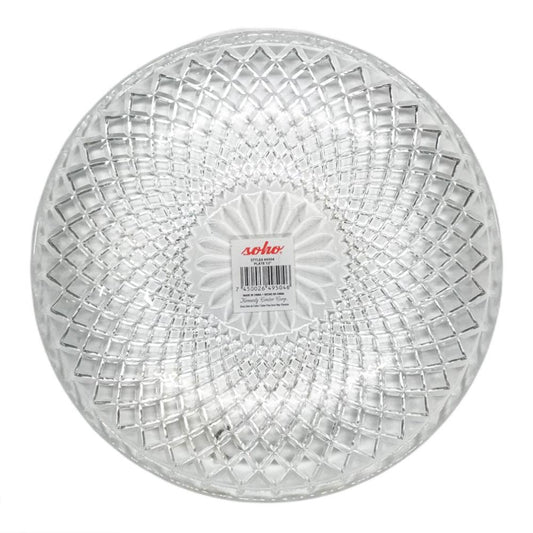 Plato de Vidrio Kennedy Home 10"