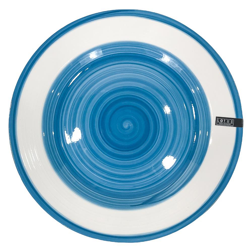 Plato Llano Lotus de Cerámica 10''