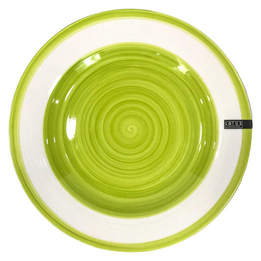 Plato Llano Lotus de Cerámica 10''