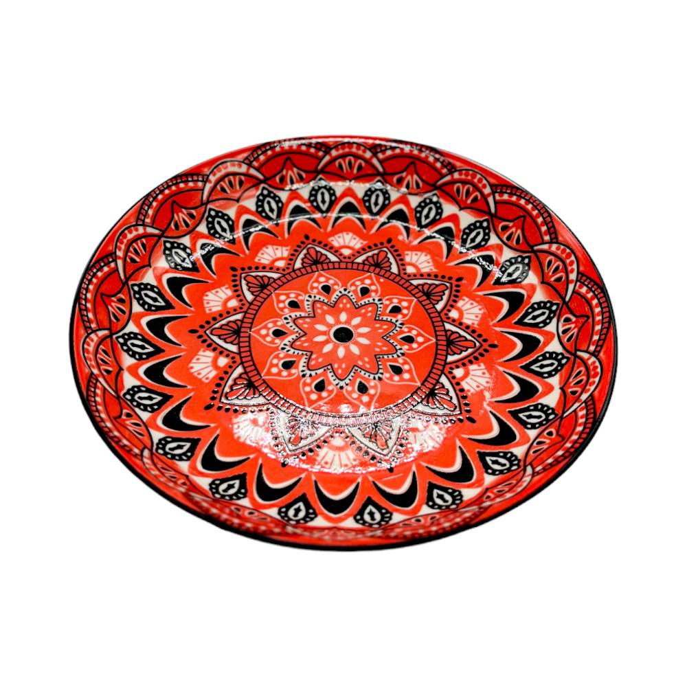 Plato Hondo Homestar de Cerámica 9" Estampado