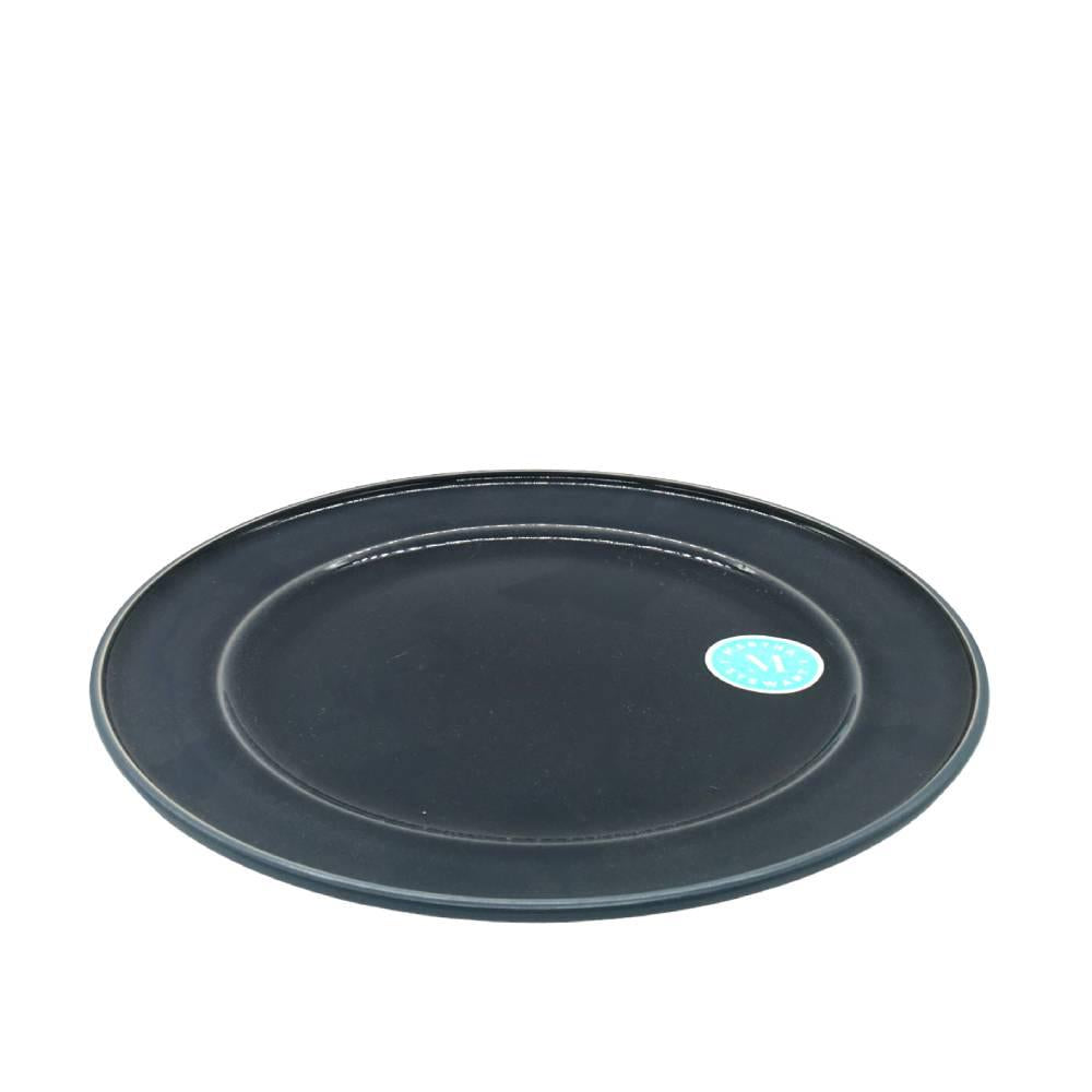 Plato Llano De Céramica Martha Stewart 10Plg Azul