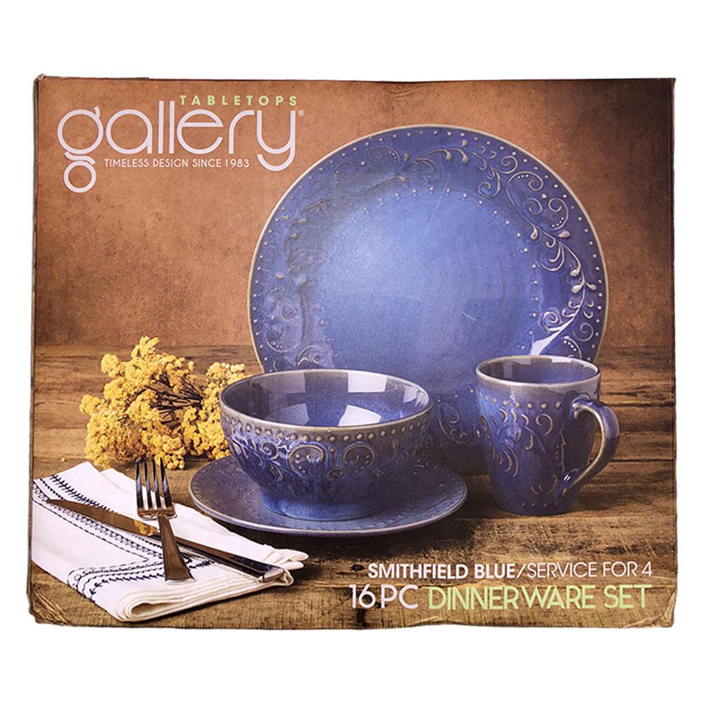 Vajilla de Cerámica Ttu Gallery Smithfield 16 Piezas