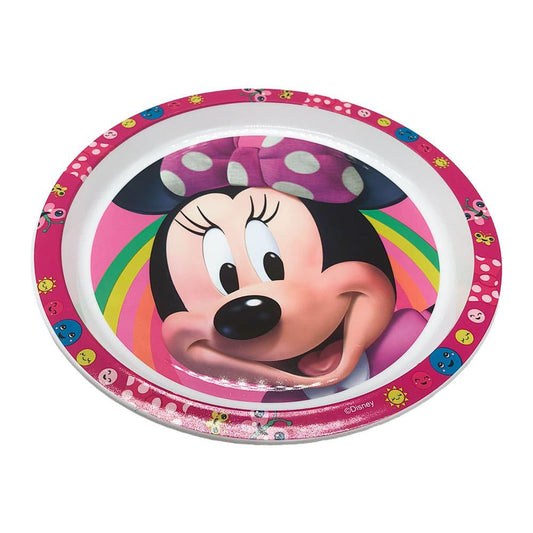 Plato Llano Minnie Mouse de Melamina