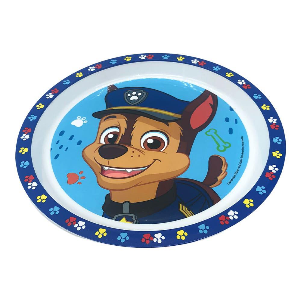 Plato Llano Paw Patrol de Melamina