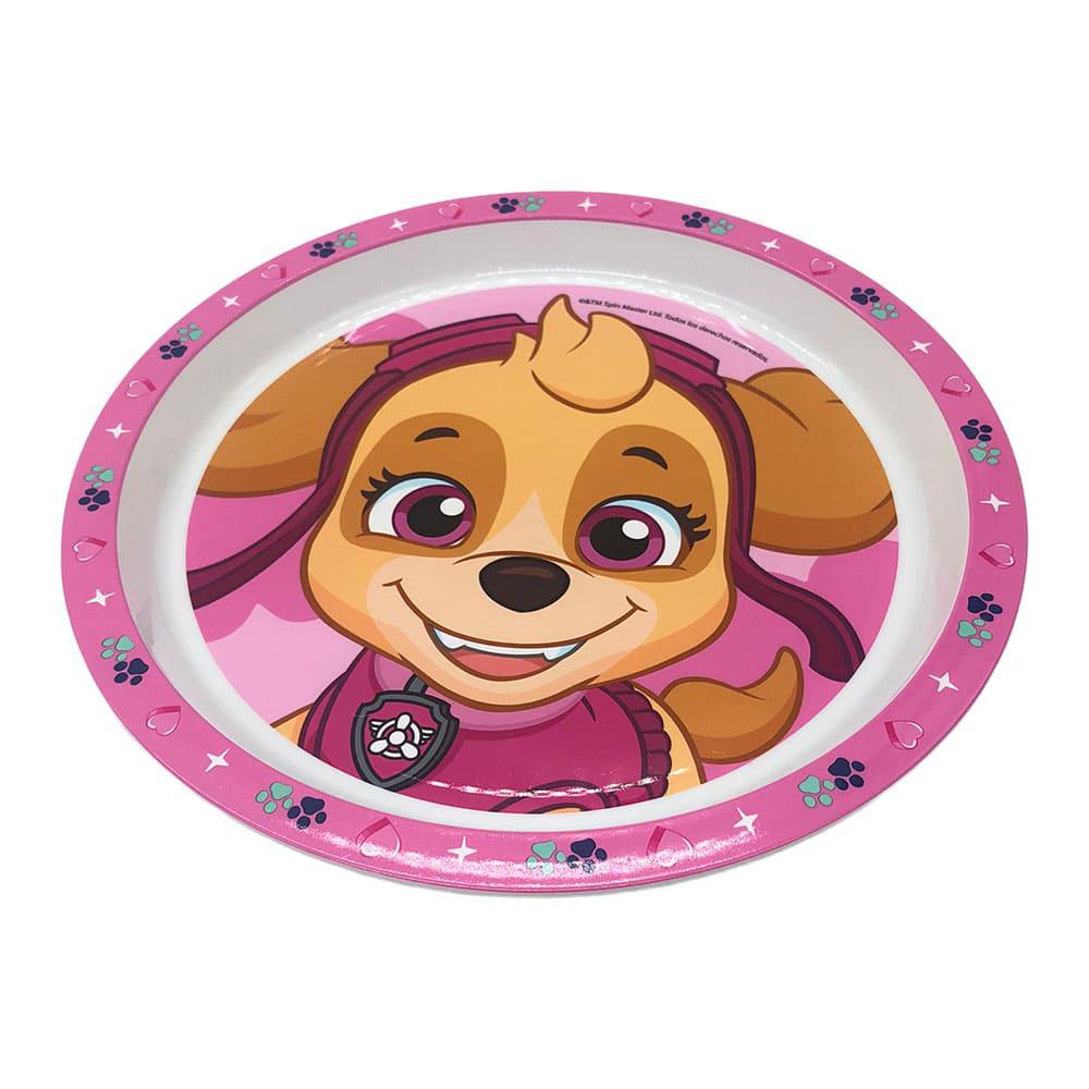 Plato Llano Paw Patrol de Melamina